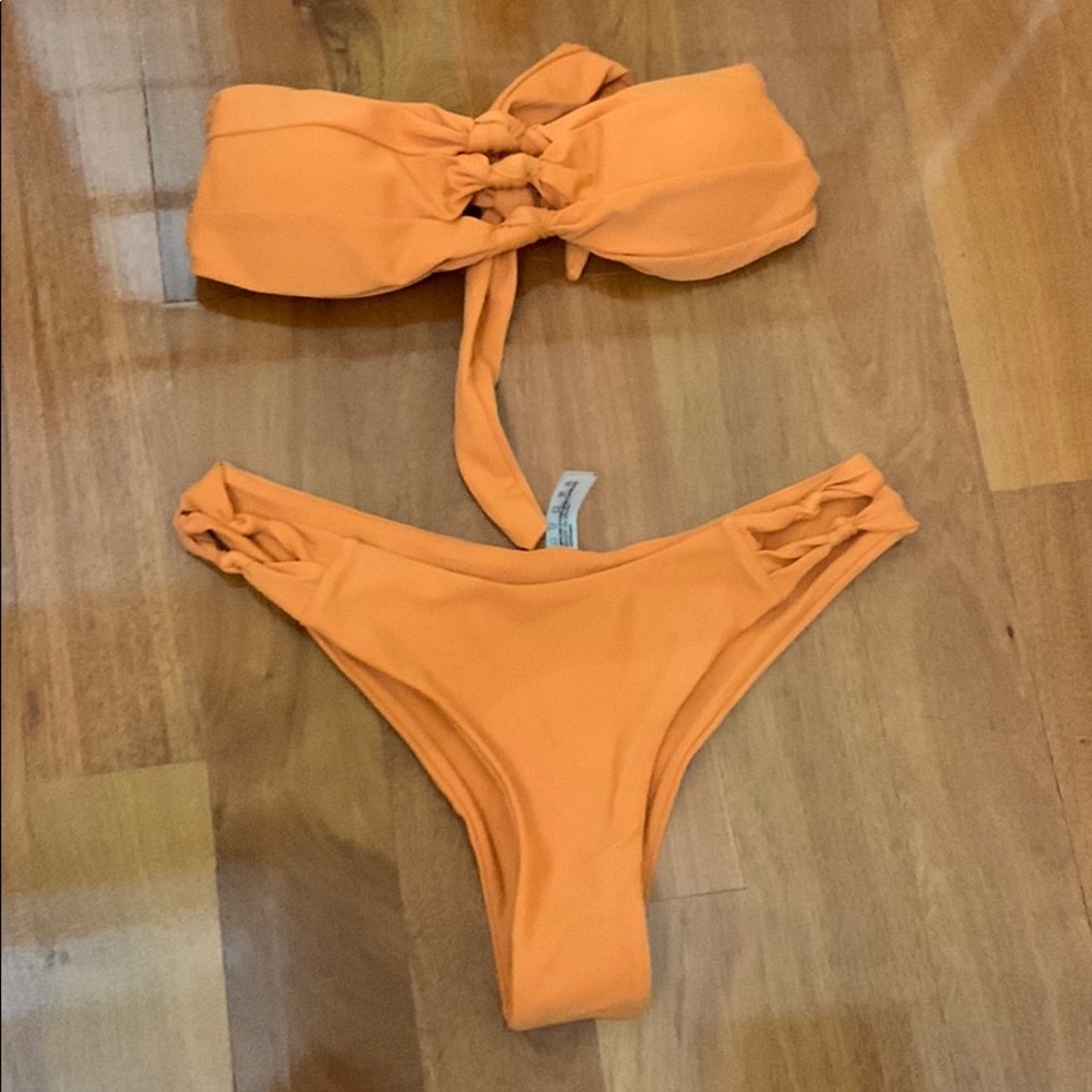 Orange bikini